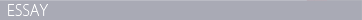 ESSAY